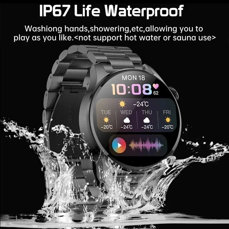 Watch 5 Pro for Men Smart Watch Bluetooth Call Sports Fitness Men's Wristwatch Heart Rate Monitor Waterproof Smartwatch Hw12 view 3
