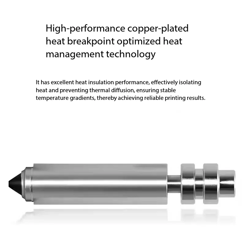 Hardened Steel Nozzle Assembly For Anycubic Kobra X Bi-Metal Hotend Quick Swap High Temp Wear Resistant 3D Printer Parts