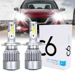 C6-led Headlights 6000K COB C6 2x H7 LED H4 High/low H1 H3 HB3 HB4 9003 HB2 H13 9005 9006 Car Headlights - Upgrade Your Car