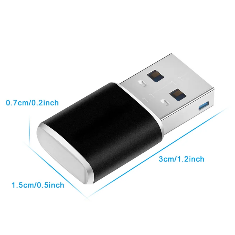 AED5-алюминиевый мини-USB 3.0 адаптер для чтения карт памяти для карт Micro-SD/TF адаптер для чтения карт ПК компьютер ноутбук