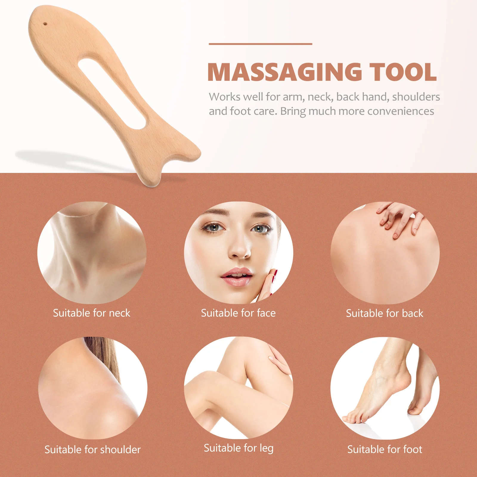 

Массажная доска, деревянный инструмент Гуа Ша, многофункциональный инструмент для лица, шеи, рук, ног, облегчение боли в мышцах, многоразовый, износостойкий