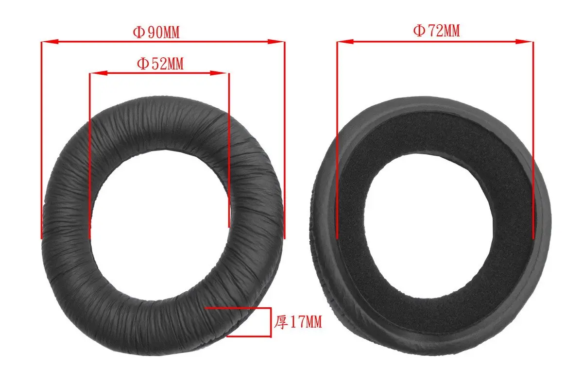 V-MOTA амбушюры совместимы с Sennheiser HD215 HD225II DJ наушники, сменные подушки, запасные части (черный)