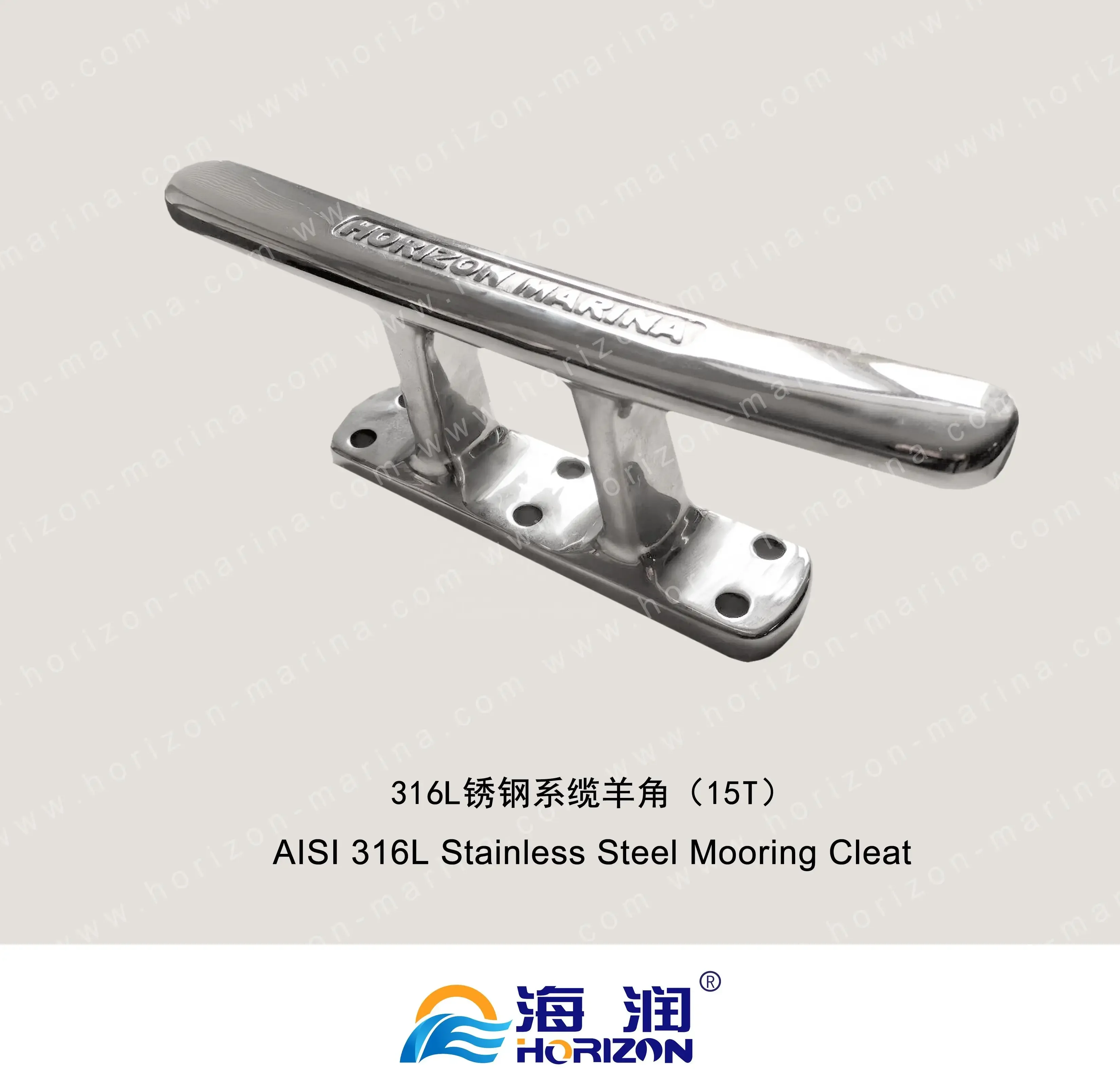 Boat Parts Marine Hardware Accessories Dock Use Marine Bollard Stainless Steel Mooring Cleat Made In China