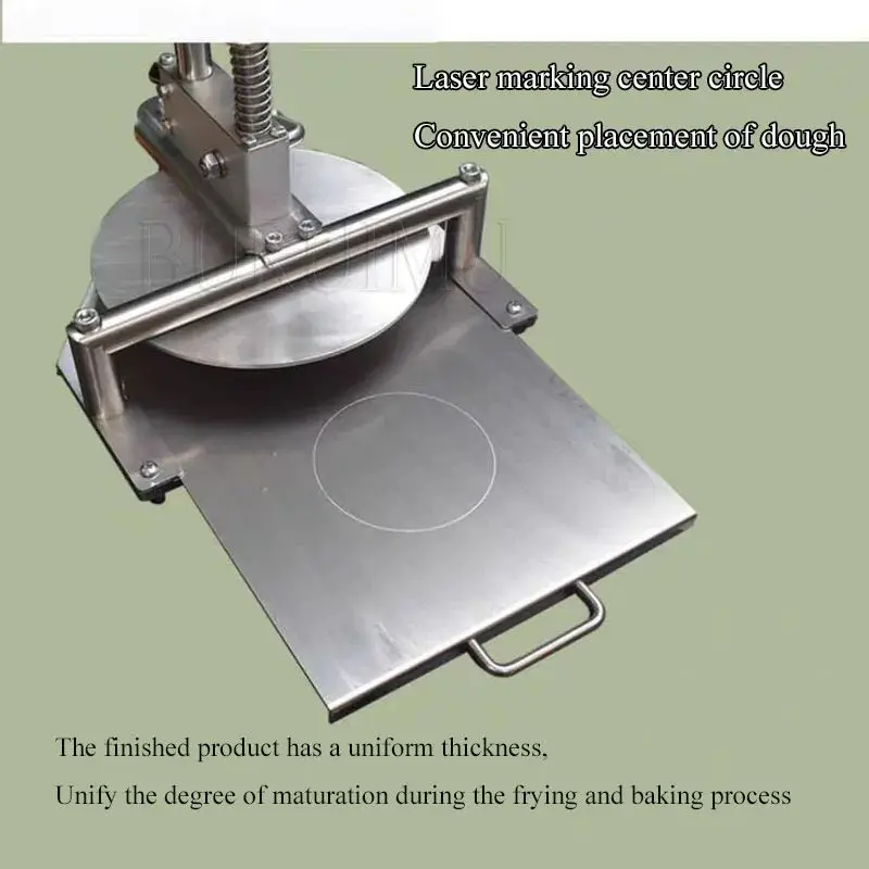 Manual 25cm Pizza Dough Press Machine Pizza Dough Flattening Press