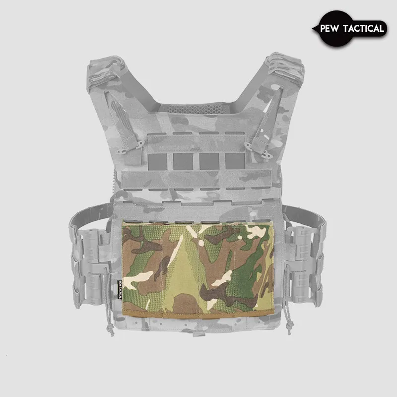 PEW TACTICAL Magazine Pouch for MP5 MP7 ARP9 Quad SMG Attack Panel Hunting Airsoft Vest Carrying Gear