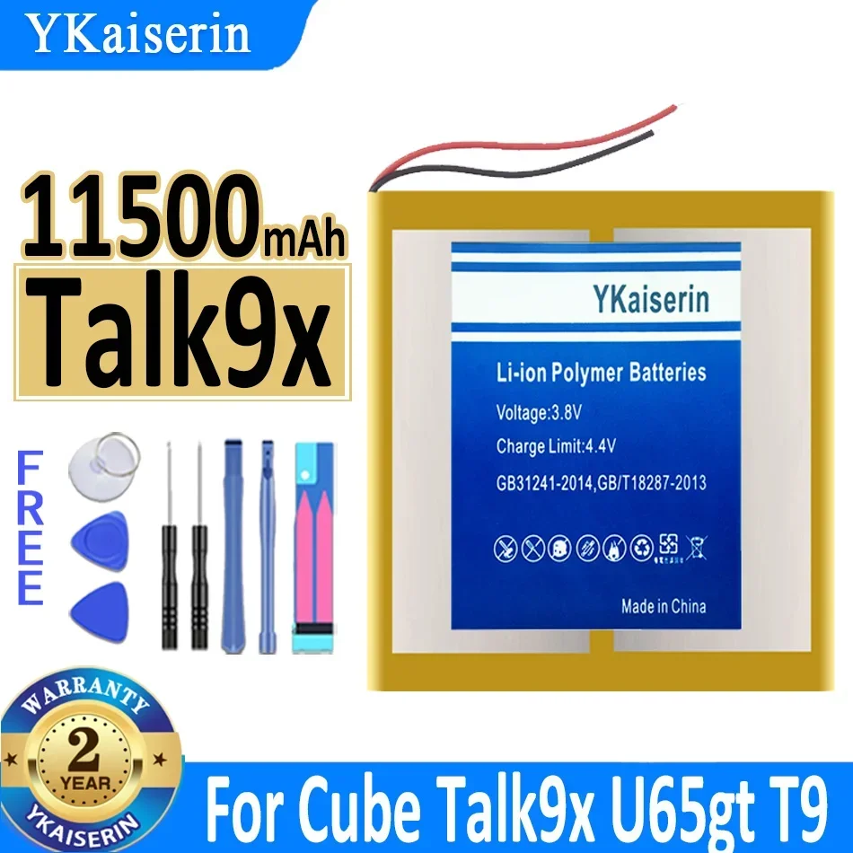 Аккумулятор YKaiserin Talk 9x 11500 мАч для Cube Talk9x U65gt T9 для ALLDOCUBE TALK9 TALK9X