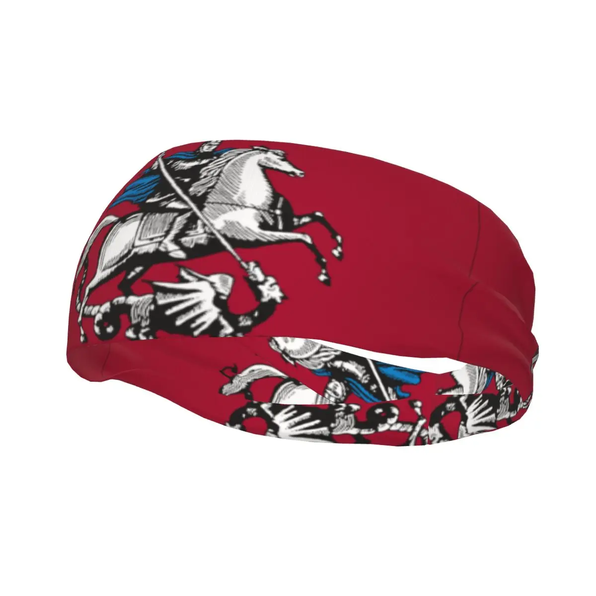 

Sports Headband Flag Of Moscow Fitness Sweatband Absorbent Cycling Jog Hair Bandage