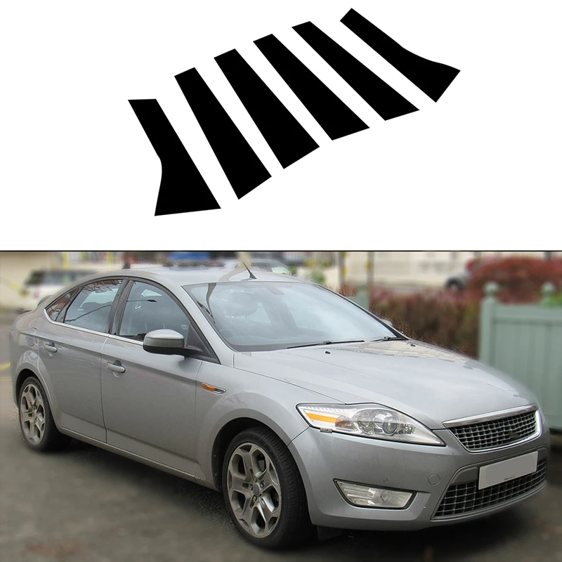 Naklejki na słupki samochodowe Naklejki na słupki drzwi do Forda Mondeo MK4 2008-2010 2011 2012 2013