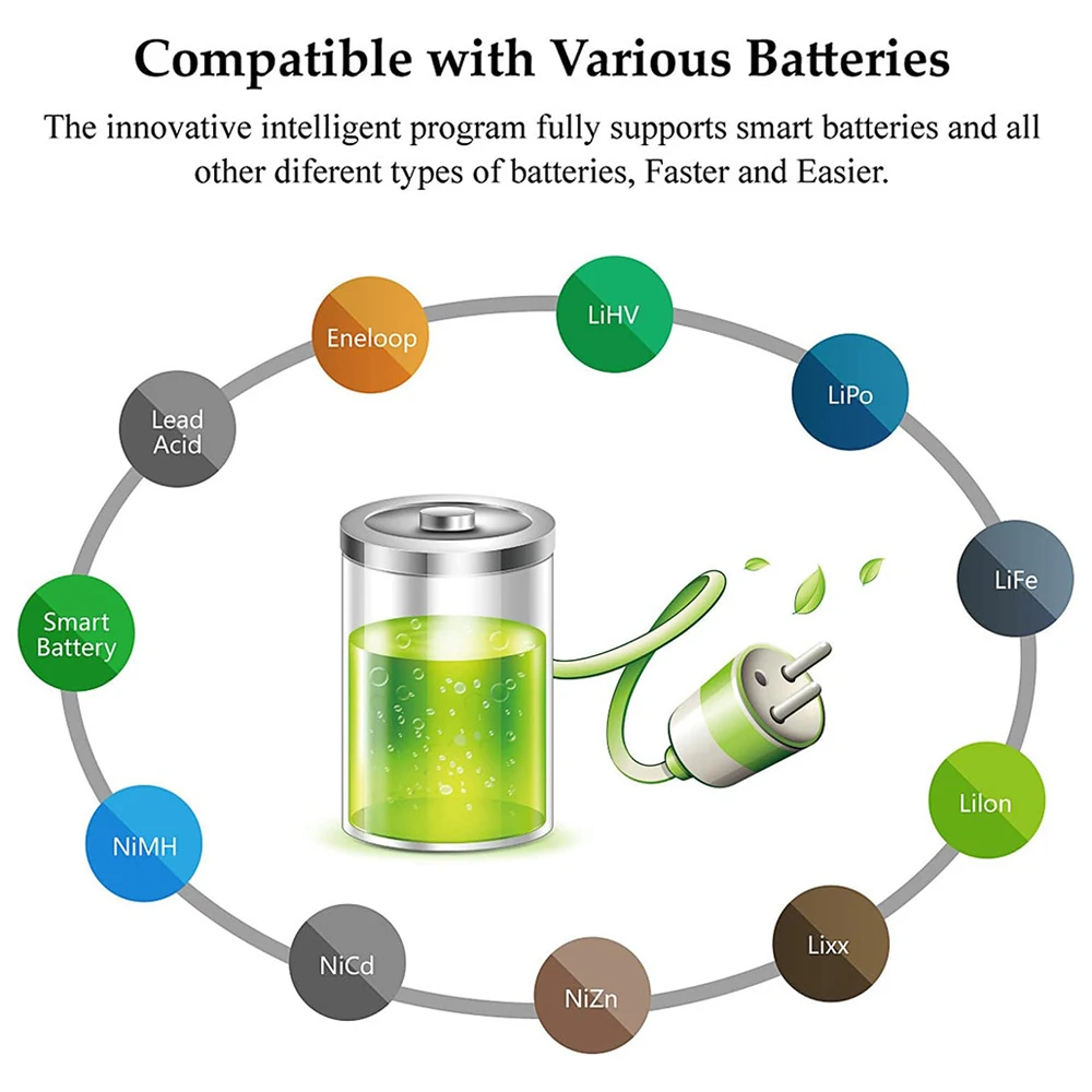 D6 برو يبو شاحن بطارية ثنائي القناة الشواحن الذكية AC200W DC650W شاحن ميزان ل RC يبو NiMH بطارية الطائرة بدون طيار قطع الغيار