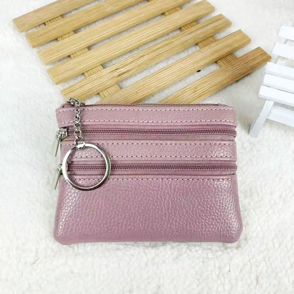 Cute Fashion PU Leather For Girls Multilayer Multifunctional Small Purse Wallets Korean Money Bag Women Coin Purse Card Holder