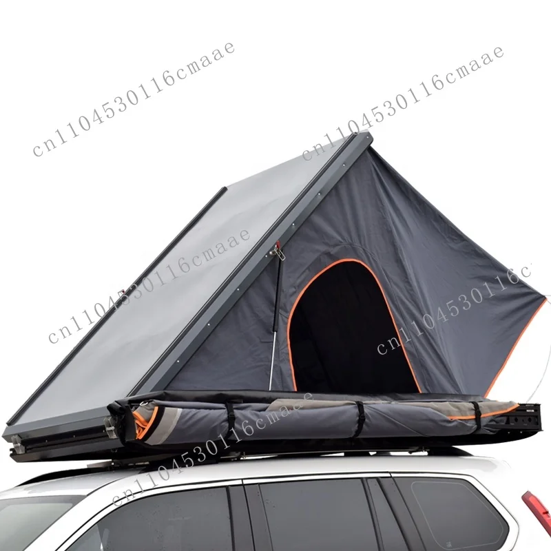 2020 New Aluminium  Shell Triangle Roof Top Tent Hard Shell 2 Person Car Roof Tent