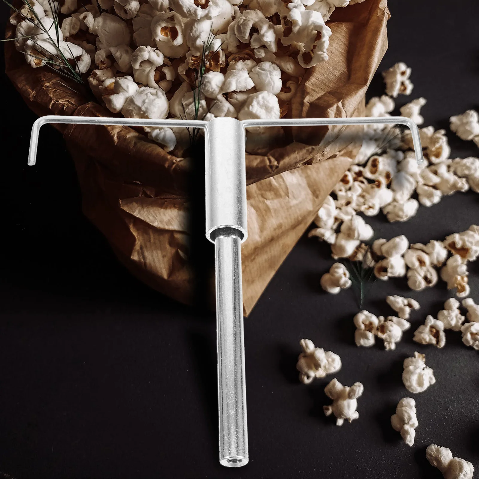 

Popcorn Machine Accessories Stirring Rods Replacement Commercial Mixer Attachment Solid Iron Material Dense Stirring Even