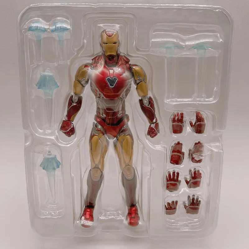 

Avengers: Endgame Iron Man MK85 Action Figure Marvel SHF 15cm Collection Doll Movable Model Toys