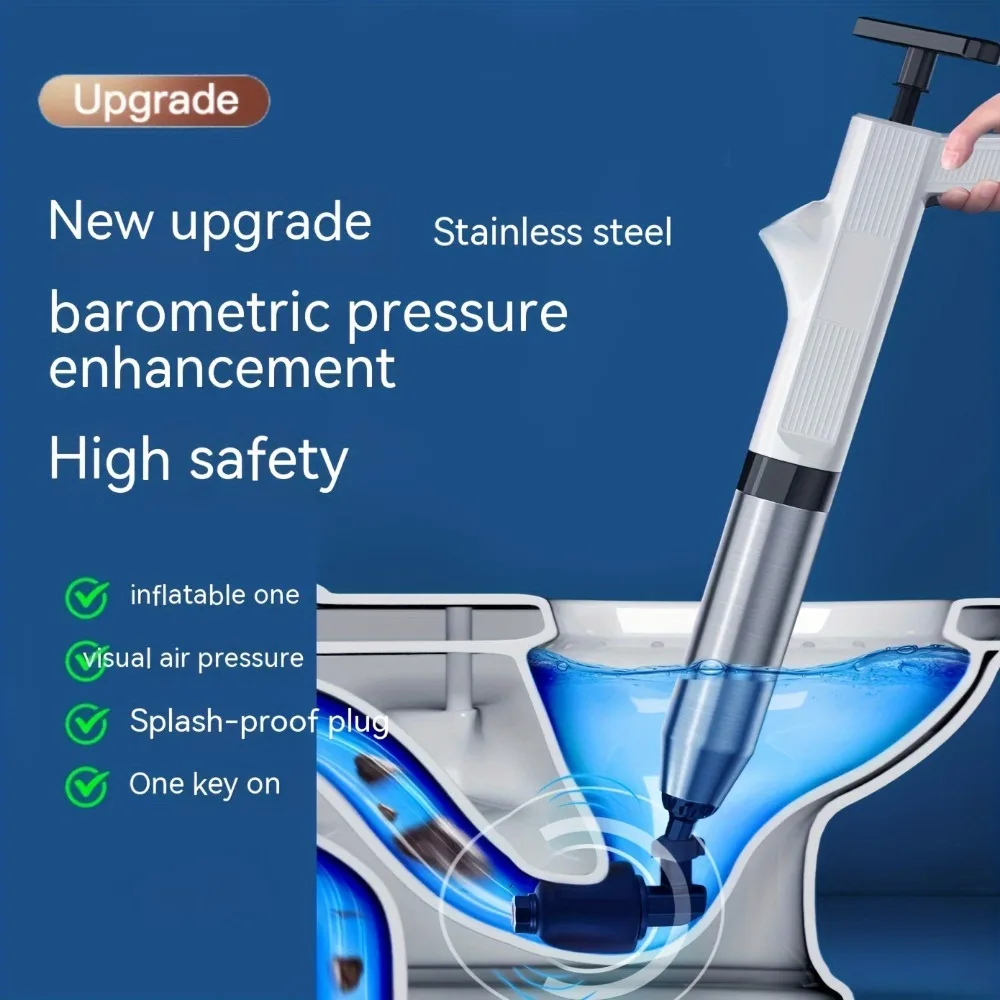 1 Set /8 Pieces,Pipeline Cleaning Tools, Professional Dredge Washbasin,Drain Pipe, Squat Pit, 304 Stainless Steel Toilet Dredge.