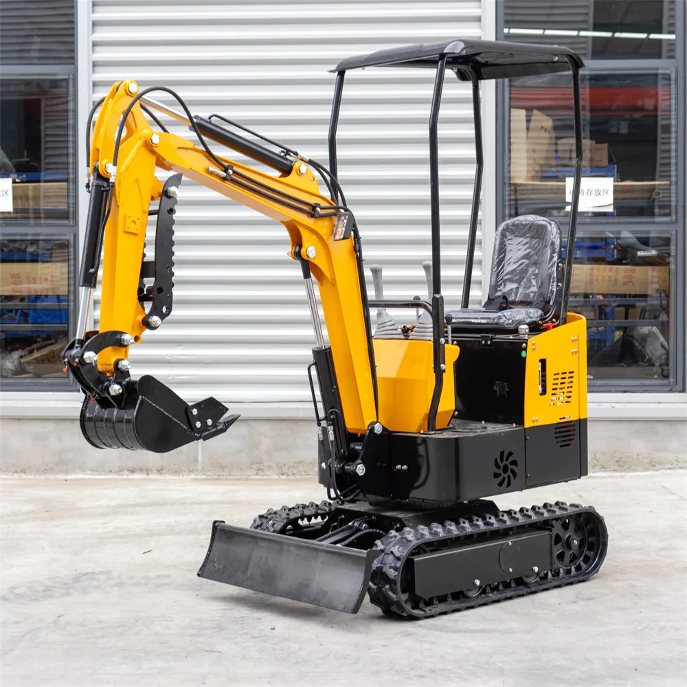 Low Cost Mini Excavator 1 Ton Chinese Crawler Digger Machinery Mini Electric Excavator