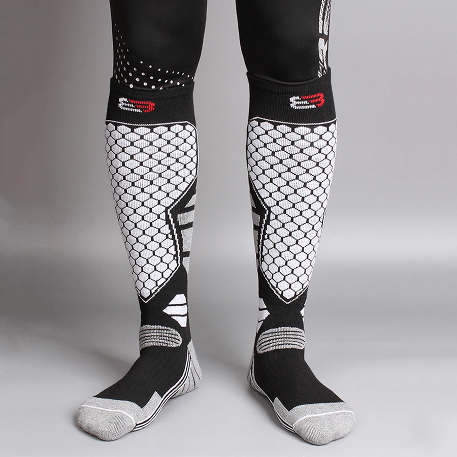 유니섹스 스노보드 양말 남녀 무릎 높이 겨울 보온 양말 야외 스포츠 하이킹 스키 양말 ​