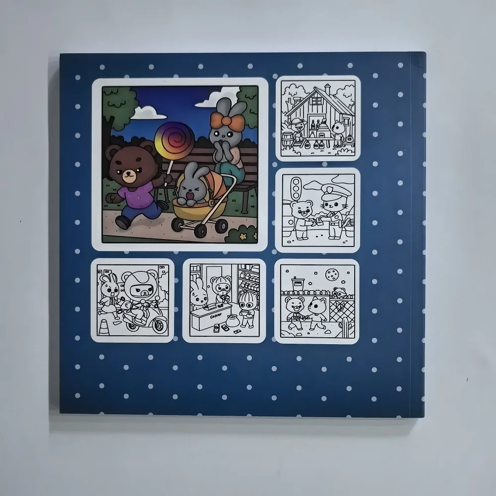 Fuzzy Felons Coloring Books for Adults and Teens Calming Scenes with Cute Animal Characters Help Relieve Stress  Drawing Book