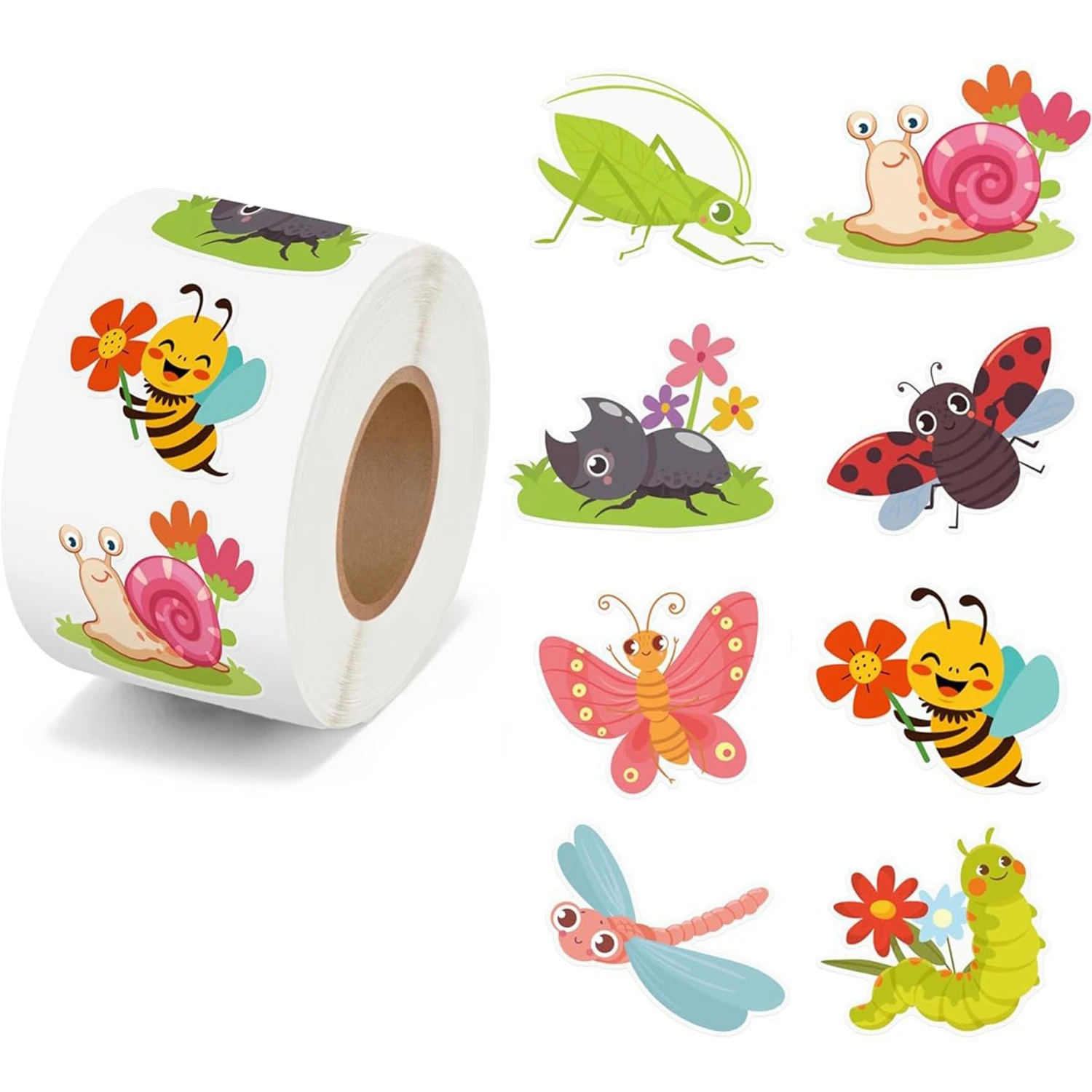 

100-500 шт., наклейка с изображением пчелы, наклейка для скрапбукинга, наклейка для свадебного подарка, декор, запечатывание конвертов, канцелярские принадлежности