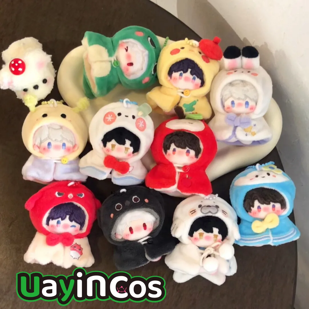 In Stock 5cm 10cm Doll Clothes Love and Deepspace Sylus Zayne Xavier Ralayo Cloak Suit Stuffed Plushies Doll Anime Toy Kids Gift