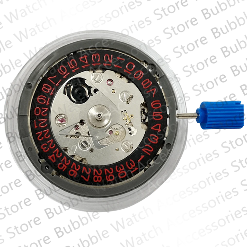 

NH35A Automatic Mechanical Movement black red numbers date wheel High Accuracy 24 Jewels Mod Watch Replacement Date at 3:00