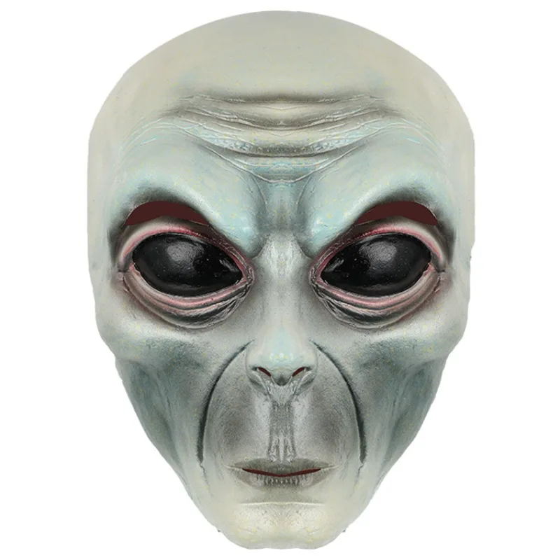 Masque facial complet en Latex pour hommes, femmes et adultes, accessoires de Cosplay, masques d'extraterrestres pour fête d'halloween