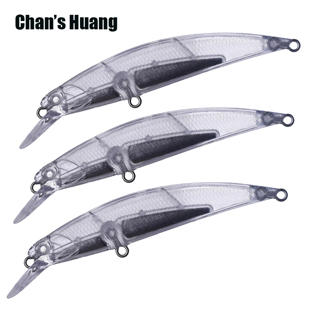 

Chan's Huang 10PCS / LOT 3.54IN 0.42OZ / 4.33IN 0.49OZ Floating Minnow Blanks Unpainted Shallow Diver Fishing Lure For Bass Fish