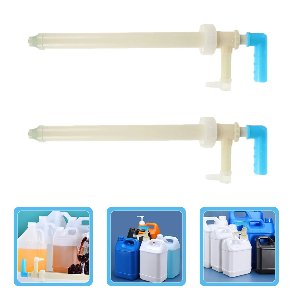 

2 Pcs Fuel Transfer Pump Oil Well Liquid Sucker Multifunction Pumping Manual Water Gas