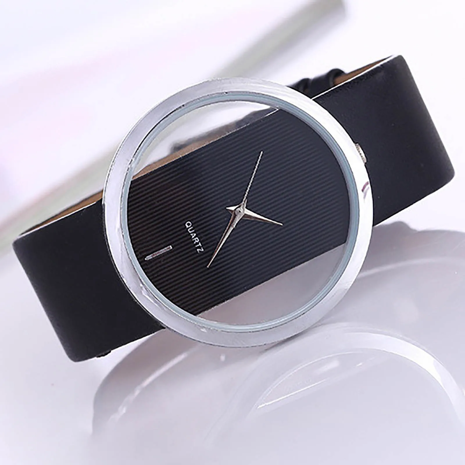 

Fashion Chronograph Women Watches Casual Leather Strap Ladies Watch Woman Quartz Wristwatch 2024 Female Relogio Feminino