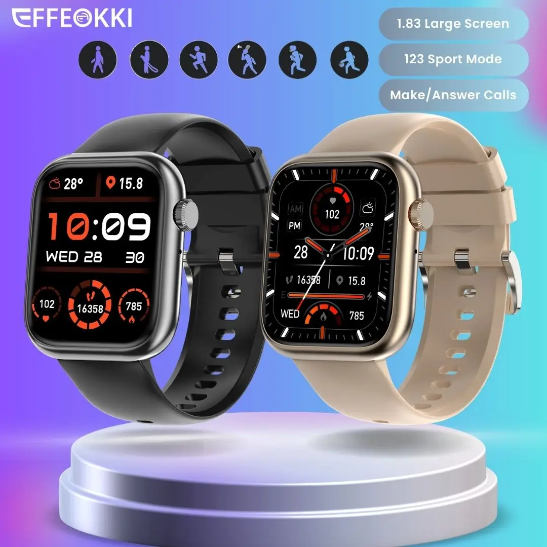 Women Smart Watch Man Smartwatch Watches Clock Consumer Electronics 1.83 Inch/Make Answer Call/123 Sports Modes Waterproof