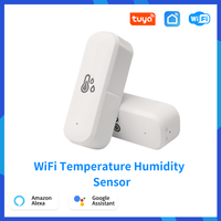 Tuya WiFi Smart Temperature And Humidity Sensor Smart Home Automation App Remote Monitoring Smart Life With Alexa Google Home