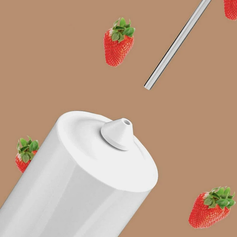 Elektrische Milch schäumer Hand mixer Edelstahl elektrische Schneebesen Hand mixer für Kaffee Protein Kochen Backen