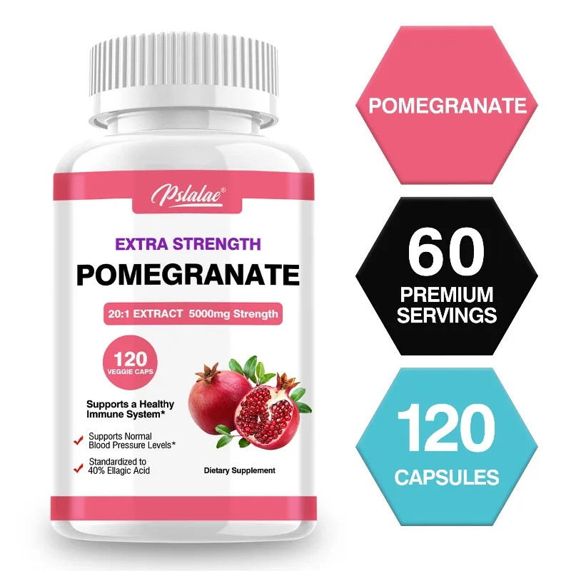 Pomegranate - Supports Heart, Joint and Cardiovascular Health, Normal Blood Pressure Levels, Boosts Immunity, Maintain Vitality