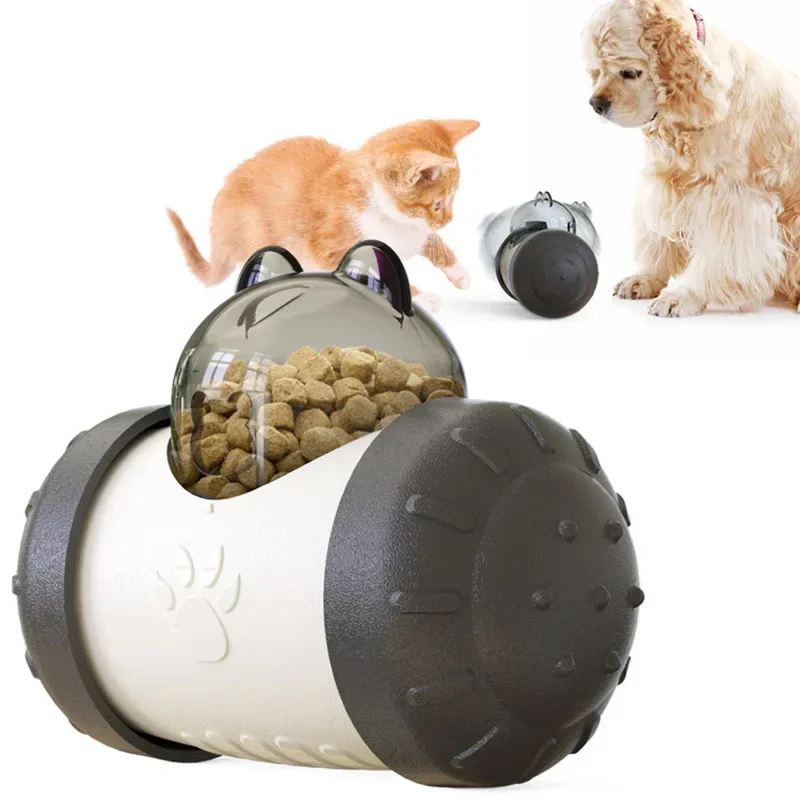 New Pet Food Interactive Tumbler Dog Toys Slow Feeder Funny Toy Food Treat Dispenser for Pet Dogs Cats Training Dog Supplies