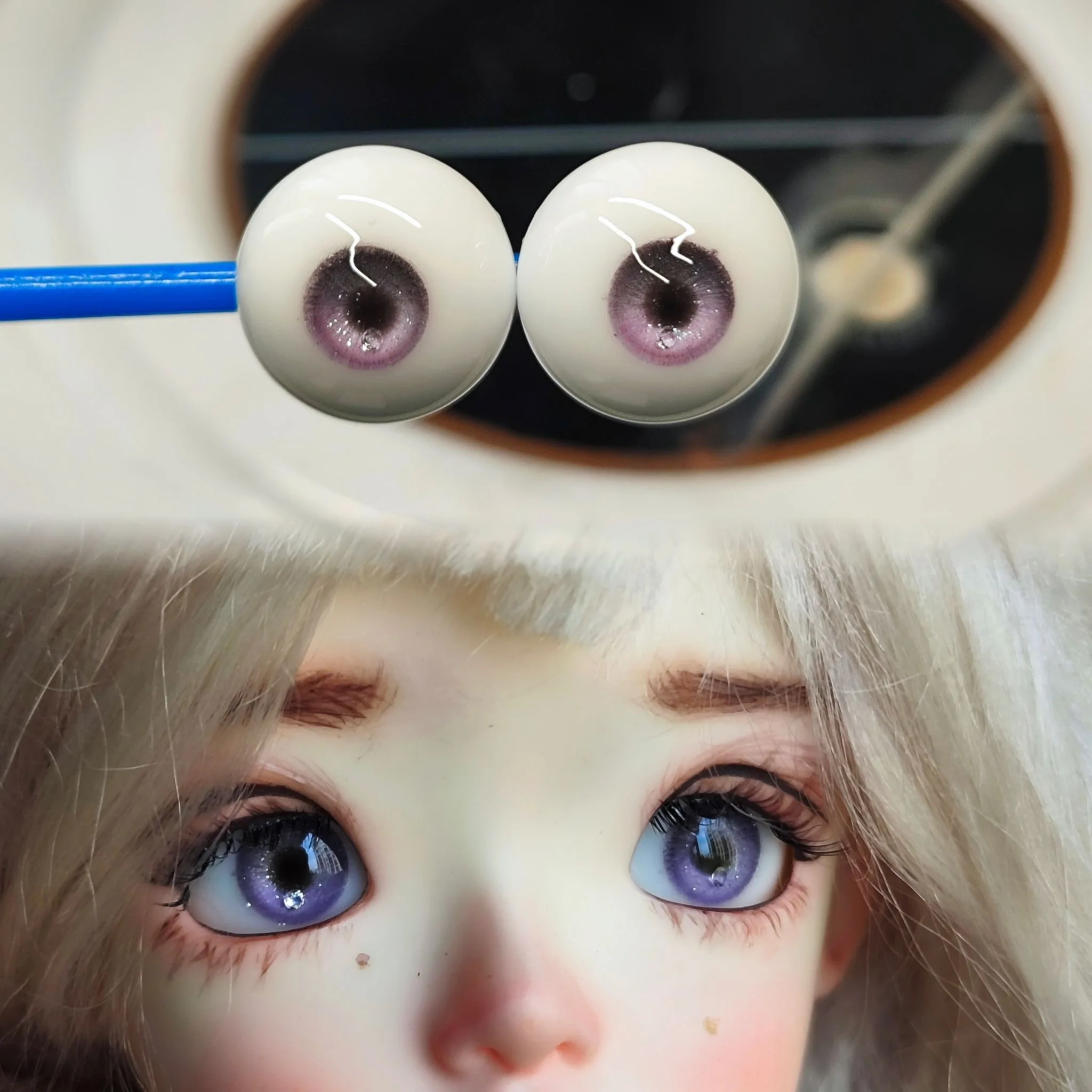 おもちゃ用ドールアクリルアイ、bjd、ドールアイ、ドールアクセサリー、8mm-20mm、8mm-20mm、1:8、1:6、1/4、1/3、sd、dd