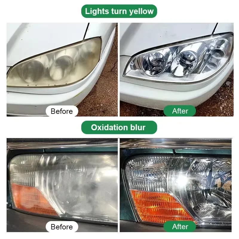 Headlight Restoration Kit Headlight Polish Car Light Repair Cleaner Kit Auto Renovation Liquid Repair  Maintenance