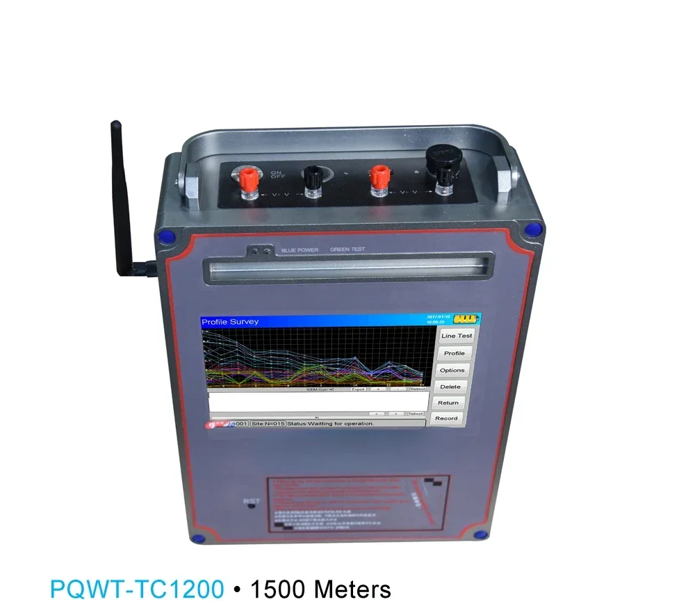 PQWT-TC1200 Portable Mapping 3D Imaging Easy Operation Deep Underground Water Detector 1500m Hot sales
