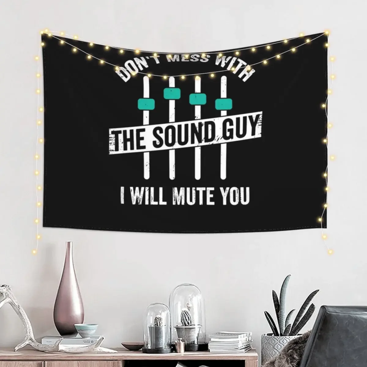 Funny Sound Guy Engineer Audio Technician Gift Tapestry Christmas Decoration Things To Decorate The Room Tapestry