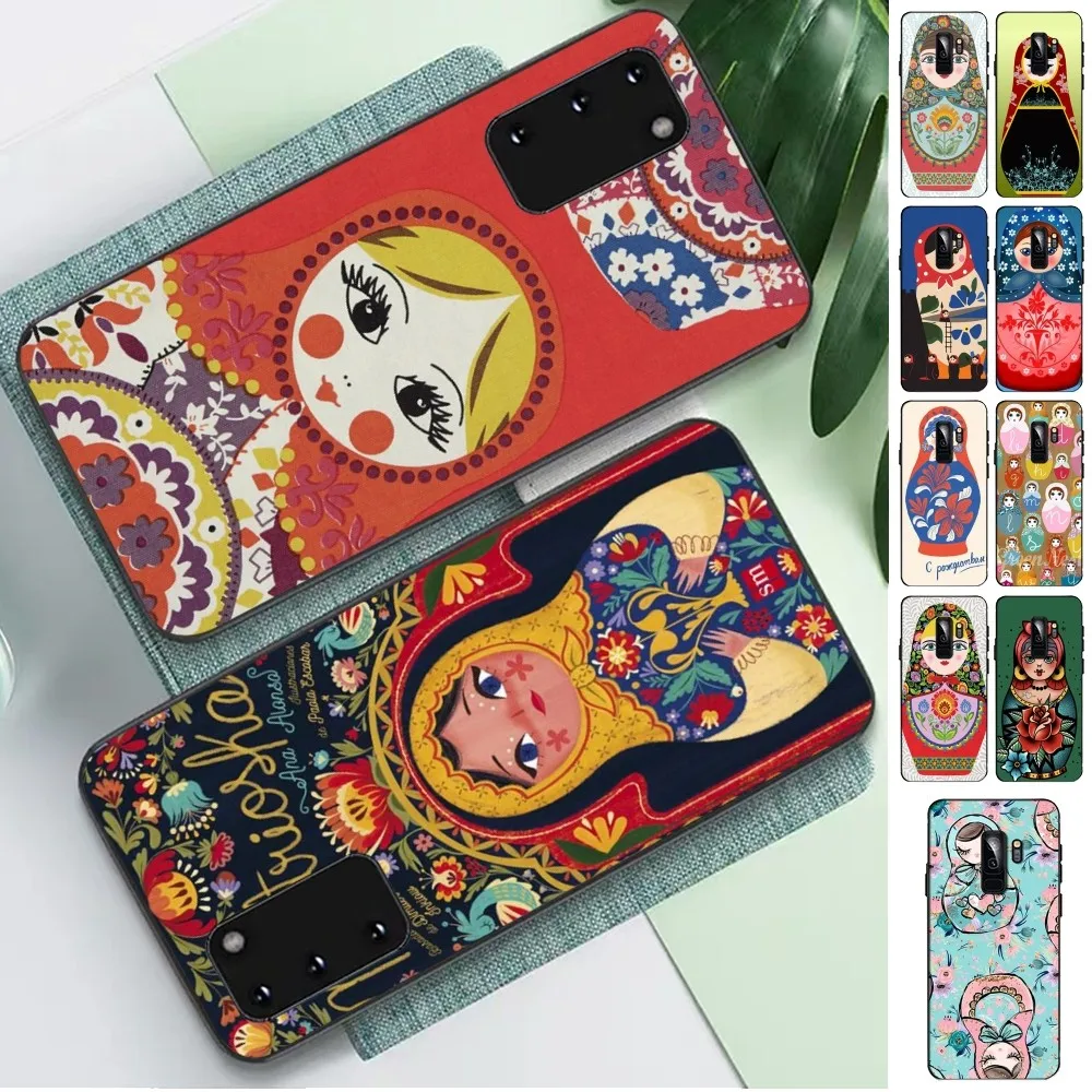 Russian Dolls cute Phone Case For Samsung S 9 10 20 21 22 23 30 23plus lite Ultra FE S10lite Fundas