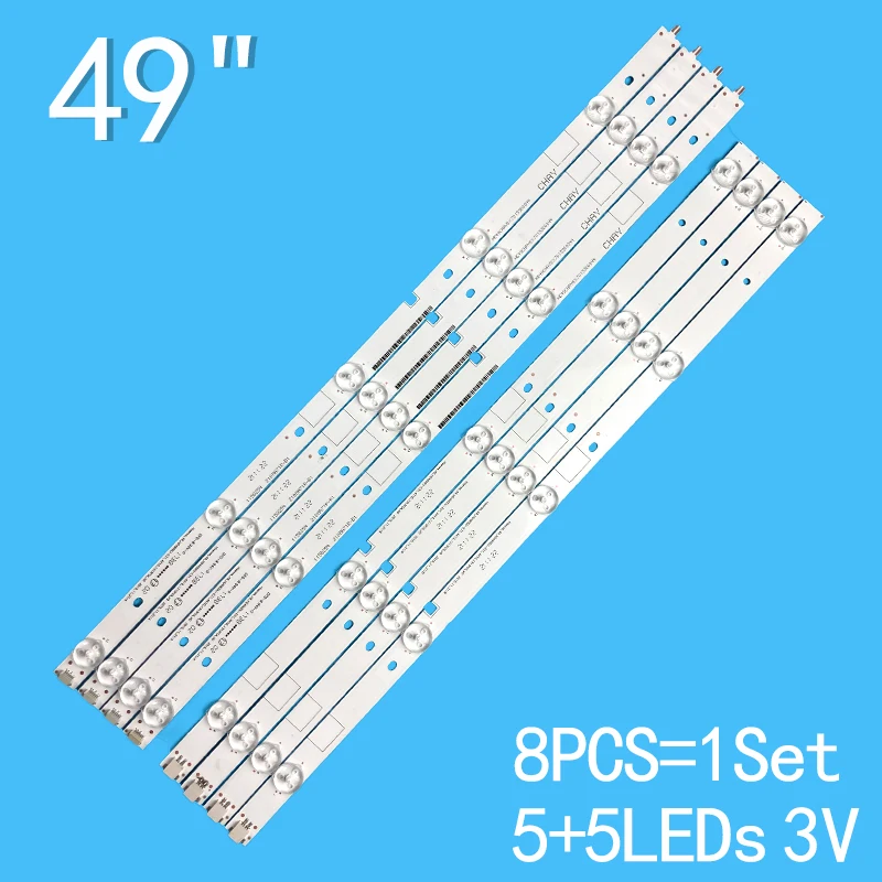 3V 10 light 940mm for Hisense 49 inch JL.D490A1330-003ES-M HD490K3U81-L2K1 LED49N3000U LED backlight