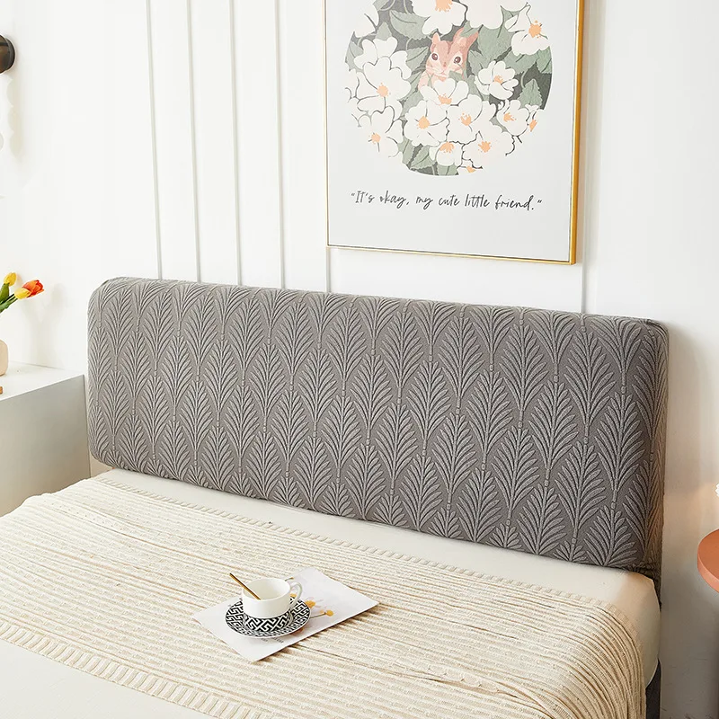 Simple Japanese Solid Color Headboard Cover Home Living Room Decoration Full Package Soft Headboard Backrest Dust Cover LH558