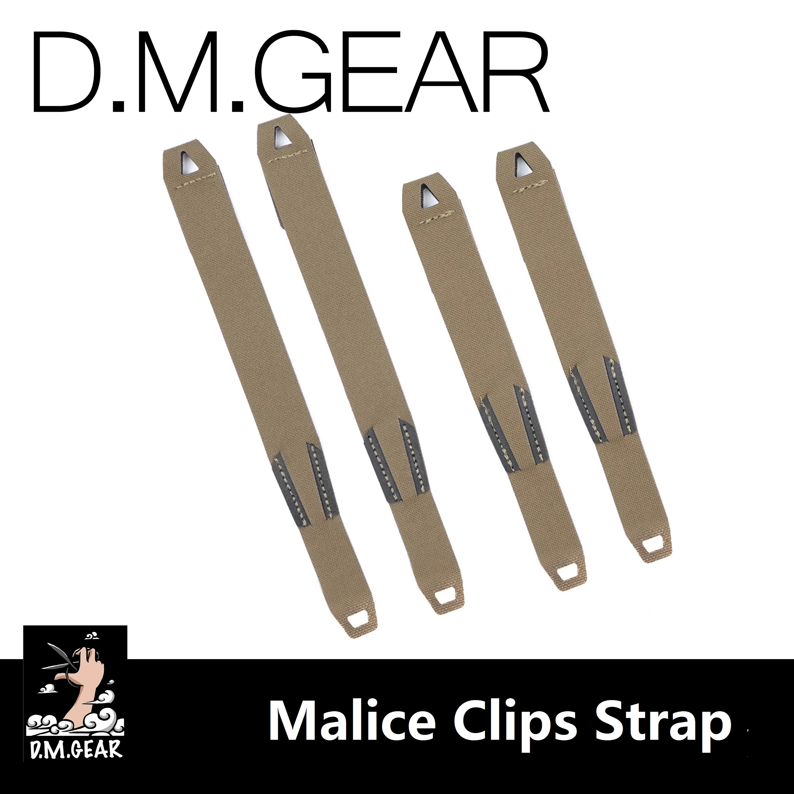 DMGear 2PCS Tactical Molle System Quick Release Malice Clips Strap Universal For Pouch