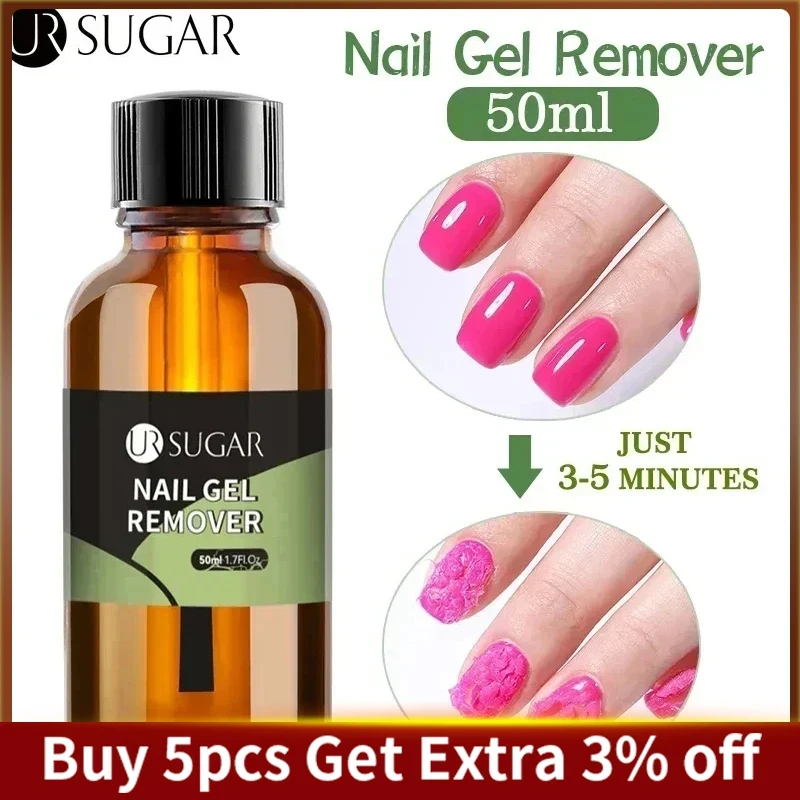 

UR SUGAR 30/50ML Remover Gel 3-5 Mins Fast Remover Magic Refill Package Nail Gel Polish Soak Off UV LED vernis Nail Art Manicure