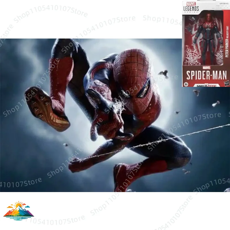 【IN STOCK】Hasbro Marvel Legends Gamerverse Velocity Suit Peter Parker Spider-Man 6