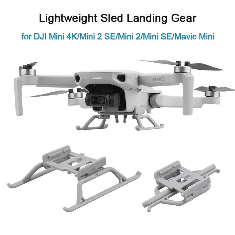 Foldable Landing Gear for DJI Mini 4K/Mini 2 SE/Mini 2/Mini SE/Mavic Mini Heightening 21mm 8.8g Extender Leg Drone Accessories