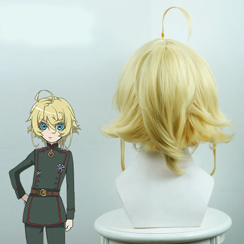 DIOCS Youjo Senki Tanya von Degurechaff شعر مستعار تأثيري للنساء قبعة شعر مستعار HS4893