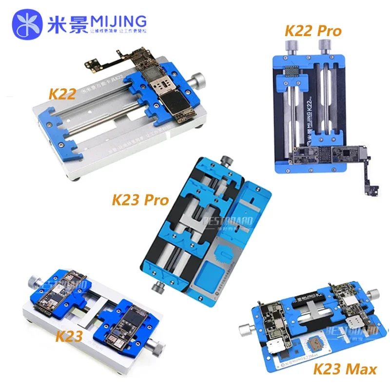 Mijing K23 Pro Max Universal PCB Holder K22 Pro Double Shaft Soldering Fixture for iPhone Motherboard PCB IC Chip Welding Tools