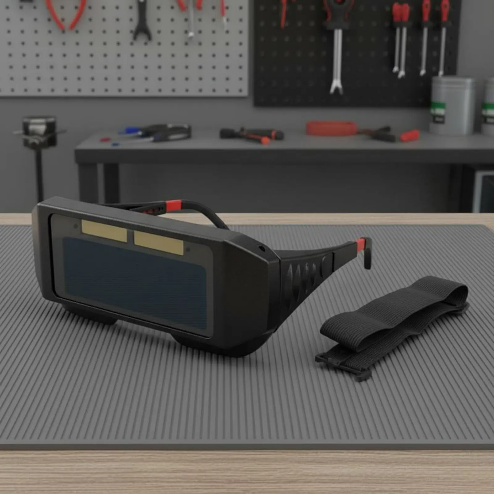 

Автоматически затемняющиеся очки для металлообработки с защитой от бликов, защитные очки сварщика, двусторонняя конструкция