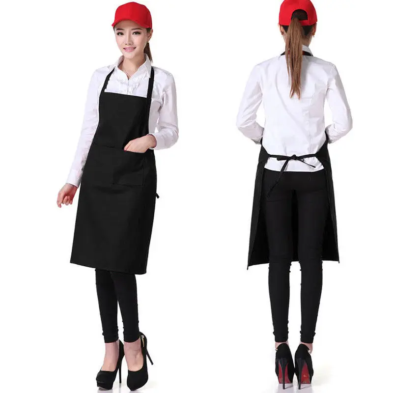 Fashion Multi-colored Apron Women Men Kitchen Cooking Chef Cleaning Restaurant Waitress Apron Wholesale Household Supplies