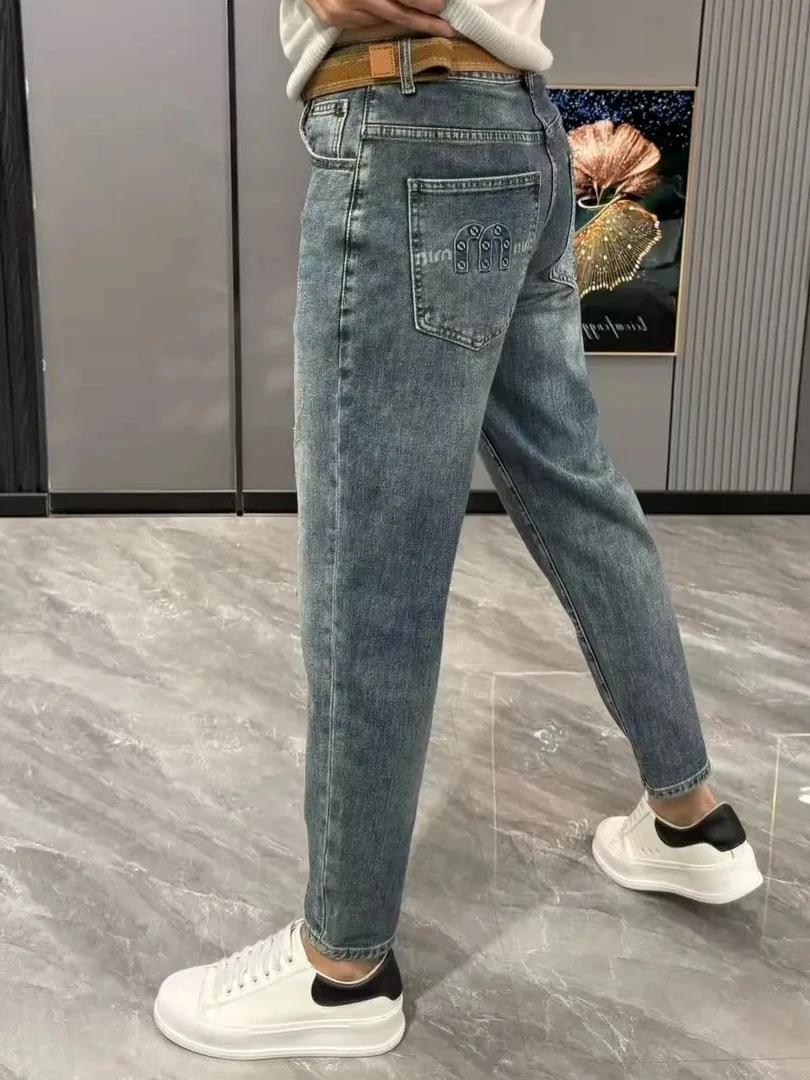 

High-Quali Faionable Men's Jeans Spring Autumn New Arrival Sli Versatile Lightweight Luxury Slim Fit Stand Edition