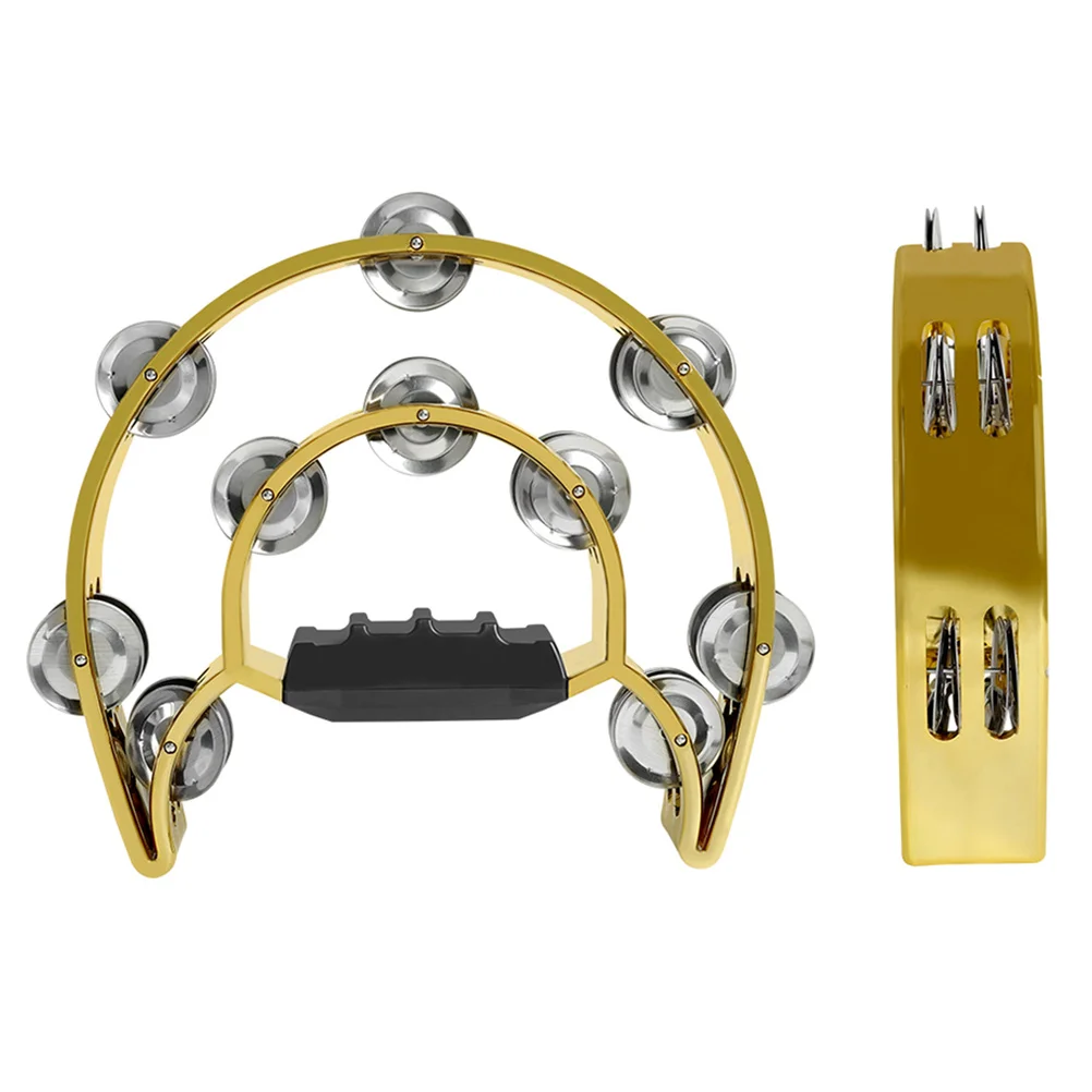 1 قطعة الدف المحمولة للأطفال البالغين متعددة الأغراض قرع آلة موسيقية حفلة Ktv الفرقة فئة استخدام دائم Abs المعادن